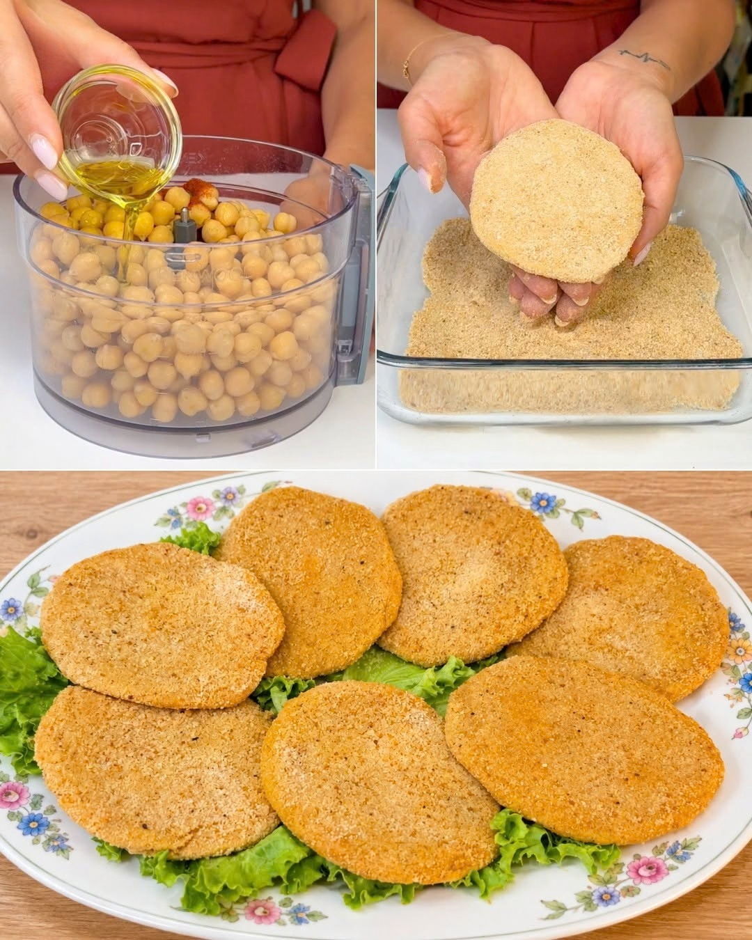 cotolette di ceci, ricetta cotolette di ceci, cotolette vegetariane, cotolette al forno, ceci precotti, farina di ceci, fecola di patate, paprica dolce, pangrattato, secondi vegetariani, piatti proteici, cucina vegetariana, cucina vegana, ricetta facile e veloce, cena leggera, pranzo veloce, alternative alla carne, hamburger vegetariano, polpette di ceci, hummus di ceci, ricette con legumi, cucina naturale, alimentazione sana, ricetta senza carne, secondi leggeri, ricette con ceci, spezie in cucina, tahina, curry, ricetta tradizionale italiana, cucina italiana autentica