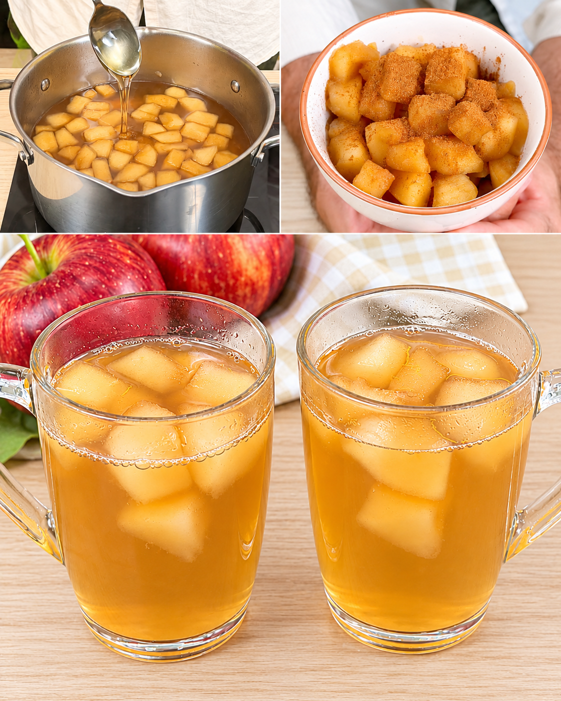 decotto di mele, rimedio della nonna, tisana di mele, bevanda calda, mal di gola, raffreddore, decotto di mele e zenzero, decotto di mele e cannella, decotto di mele e chiodi di garofano, decotto di mele e limone, decotto di mele e arancia, decotto di mele e miele di eucalipto, decotto di mele e tisana, decotto di mele freddo, decotto di mele e rum, decotto di mele e spezie, rimedi naturali, tisane fatte in casa, bevande calde fatte in casa, cucina italiana, ricette della nonna, mele non trattate, mele biologiche, miele, alloro, cannella, zenzero, limone, chiodi di garofano, come fare il decotto di mele, cottura mele, filtrazione decotto, conservazione decotto, mele cotte avanzate, merenda sana, yogurt greco e granola, dolci con mele cotte, torte con mele cotte, benessere naturale, antinfiammatorio naturale, decongestionante, lenitivo, corroborante