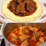 stracotto di manzo, ricetta stracotto di manzo, secondi di carne, carne di manzo, cottura lenta, pranzo della domenica, cena in famiglia, cappello del prete, guancia di manzo, punta di petto, spalla di manzo, vino rosso, brodo di carne, passata di pomodoro, alloro, rosmarino, olio extravergine di oliva, burro, farina, polenta, purè di patate, pane casereccio, ricetta facile e veloce, cucina italiana autentica, ricette della nonna, piatti al forno, stracotto al barolo, stracotto alla birra, stracotto con patate, stracotto con funghi, secondi veloci