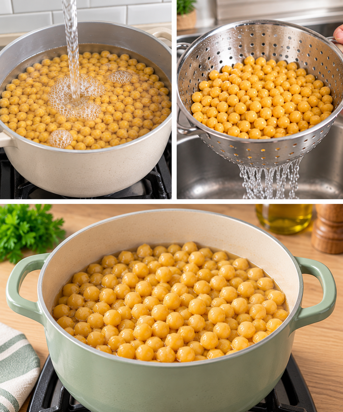 ceci perfetti, come cucinare i ceci, ceci morbidi, ceci gustosi, trucco per ceci morbidi, ceci secchi, ammollo ceci, cottura ceci, bicarbonato ceci, ceci in pentola a pressione, ceci al rosmarino, ceci all'alloro, ceci all'aglio, ceci al limone, ceci al pomodoro, ceci al curry, ceci al peperoncino, ceci senza glutine, ceci vegani, ceci in insalata, hummus, falafel, pasta e ceci, zuppa di ceci, farinata, contorno di ceci, buffet di ceci, cucina italiana, cucina mediterranea, ricette della nonna, legumi secchi, proteine vegetali, fibre, ferro, fosforo, vitamine del gruppo B, dieta mediterranea, acquafaba, come conservare i ceci, ceci in freezer, ceci in frigorifero, ceci di Castelluccio, cece nero, abbinamento vino rosso, Chianti, Montepulciano, Vermentino, Greco di Tufo