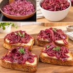 cipolle caramellate, cipolle caramellate ricetta, cipolle rosse caramellate, contorno agrodolce, cipolle all'aceto balsamico, cipolle al miele, cipolle allo zenzero, cipolle alla cannella, cipolle al peperoncino, cipolle con erbe aromatiche, cipolle senza glutine, cipolle vegane, cipolle con frutta secca, cucina italiana, ricette della nonna, cipolle rosse, zucchero di canna, aceto balsamico, burro, sale, come fare le cipolle caramellate, cottura cipolle in padella, conservazione cipolle caramellate, cipolle in frigorifero, cipolle in freezer, contorno per carne, contorno per hamburger, contorno per arrosto, contorno per salsicce, abbinamento formaggi stagionati, pecorino, parmigiano, gorgonzola, bruschette con cipolle, formaggio caprino, brie fuso, pizza con cipolle, pinsa con cipolle, panini con cipolle, buffet di contorni, abbinamento vino rosso, Chianti, Montepulciano, abbinamento vino bianco, Vermentino, Greco di Tufo