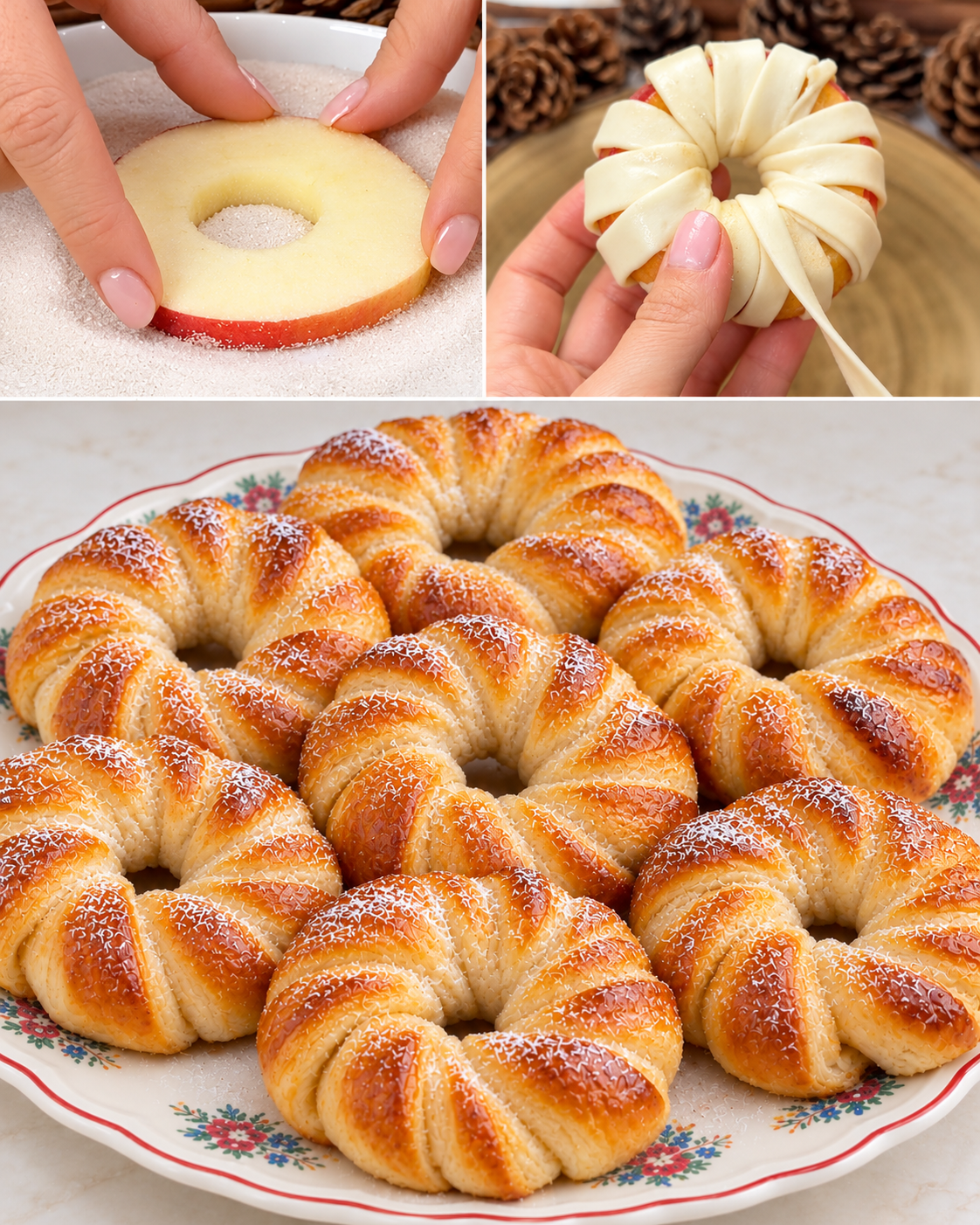ciambelle di mele, pasta sfoglia, ricetta ciambelle di mele, dolcetti con mele, ricetta facile e veloce, merenda golosa, colazione sana, pasticceria casalinga, ricetta tradizionale italiana, dolci per buffet, dessert fine pasto, ricetta con pasta sfoglia, dolce con mele, ricetta con cannella, dolci per bambini, ricette con mele, dolci croccanti, ciambelle di mele e pasta sfoglia, ricetta veloce, dolci fatti in casa, ricetta della nonna, cucina italiana autentica, dolci per feste, ciambelle con confettura, ciambelle con cioccolato, ciambelle vegane, dolci soffici, colazione italiana, ricette light, cucina naturale