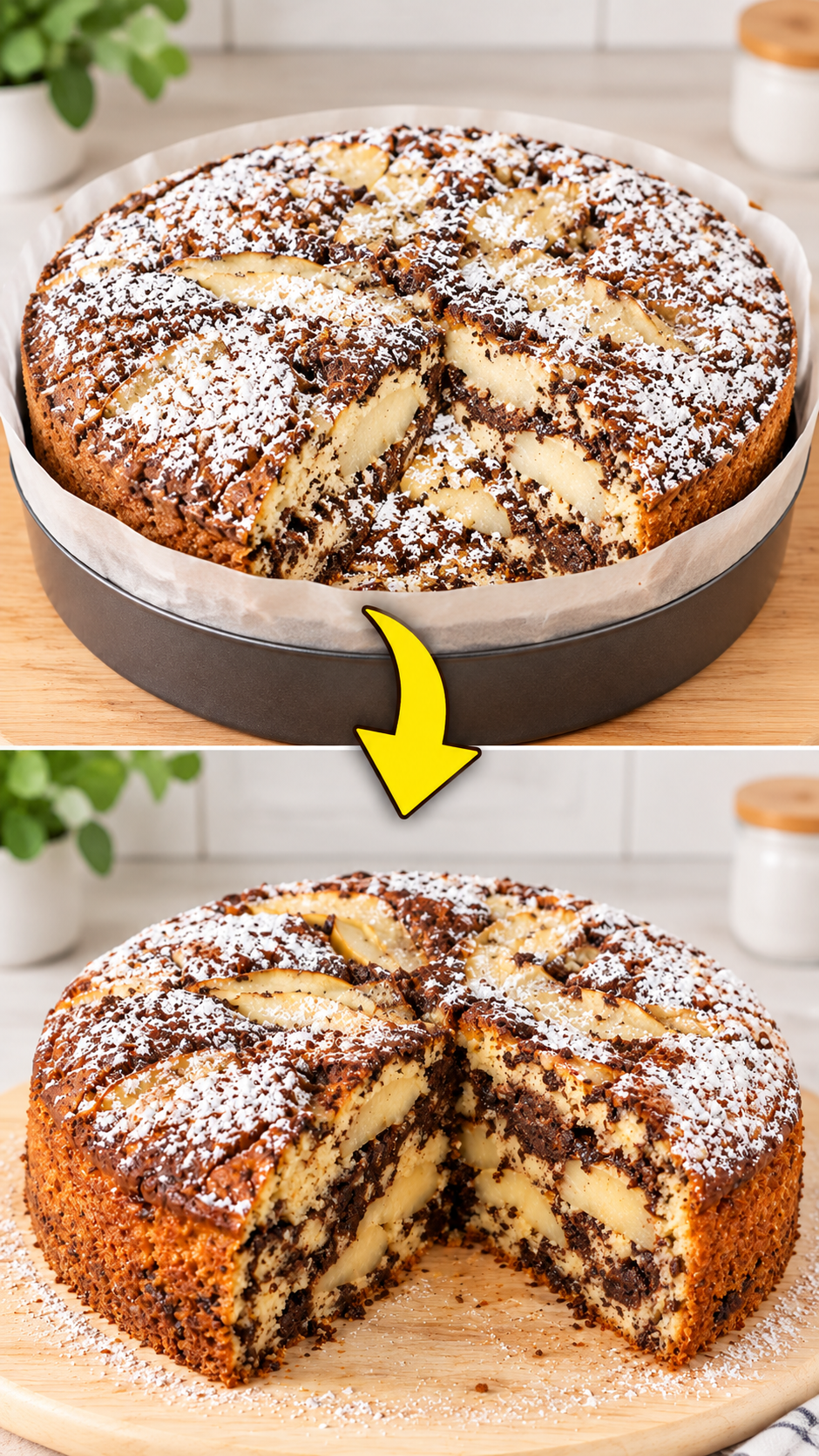 torta pere e cioccolato, ricetta torta pere e cioccolato, torta alta e cremosa, dolce con pere, dolce al cioccolato, ricetta facile e veloce, colazione sana, merenda golosa, pasticceria casalinga, ricetta tradizionale italiana, dolci per buffet, dessert fine pasto, torta con yogurt, torta con latte, ricetta con uova e farina, dolce con amido di mais, ricetta con lievito, dolci per feste, cucina italiana autentica, dolci fatti in casa, ricetta della nonna, torta pere e cioccolato e noci, torta pere e cioccolato e cannella, dolce per bambini, ricette con pere, dolci soffici, colazione italiana, torta pere e cioccolato senza glutine, dolci cremosi, cucina naturale