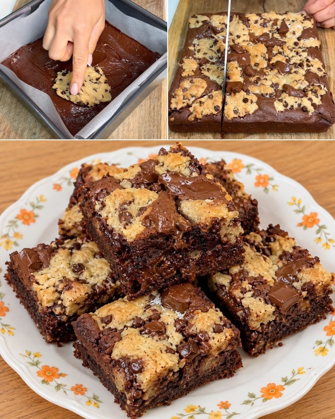 brookies, ricetta brookies, brownies e cookies, dolcetti americani, dolci al cioccolato, merenda golosa, dessert fine pasto, ricetta facile e veloce, pasticceria casalinga, ricetta tradizionale americana, dolci fatti in casa, ricetta con cioccolato fondente, gocce di cioccolato, brownies, cookies, dolci per bambini, dolci per buffet, dessert per feste, ricetta con burro, ricetta con uova e farina, cacao amaro, zucchero di canna, dolci americani, ricetta della nonna, cucina italiana autentica, dolci per compleanno, ricetta con noci, ricetta con nocciole, brookies senza glutine, brookies al caramello