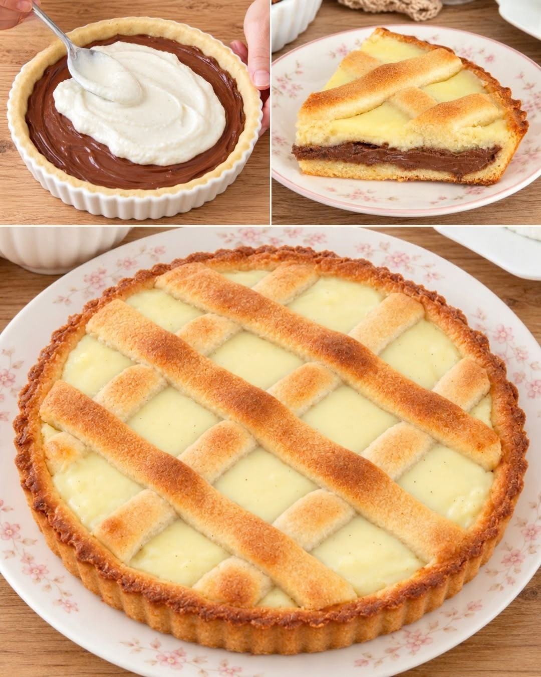 crostata ricotta e crema spalmabile alle nocciole, crostata ricotta e nutella, ricetta crostata ricotta, crostata golosa, pasta frolla, crema spalmabile alle nocciole, ricotta, dessert ultra goloso, crostata di ricotta, ricetta facile e veloce, pasticceria casalinga, dolci per colazione, merenda golosa, dolci per buffet, dessert fine pasto, ricetta tradizionale italiana, dolci fatti in casa, ricetta della nonna, cucina italiana autentica, crostata con frolla all'olio, crostata senza glutine, crostata ricotta e marmellata, crostata ricotta e cioccolato, crostata ricotta e pistacchio, dolci per feste, ricette con ricotta, dolci al cucchiaio, torta con crema alle nocciole, colazione italiana