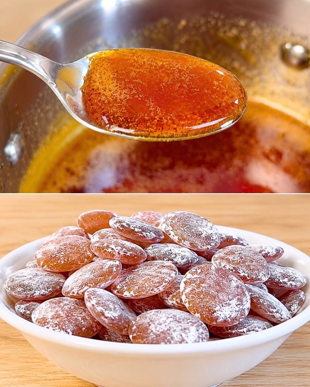 caramelle miele e zenzero, caramelle fatte in casa, caramelle balsamiche, rimedi naturali per mal di gola, rimedi naturali per tosse, miele benefici, zenzero benefici, caramelle lenitive, dolcetti per la gola, ricetta facile e veloce, caramelle senza conservanti, caramelle allo zenzero, caramelle al miele, rimedi della nonna, stagione fredda, benessere invernale, autunno, salute e benessere, cucina naturale, dolci fatti in casa, caramelle con stampo in silicone, zucchero a velo, succo di limone, miele di eucalipto, caramelle alla menta, caramelle alla vaniglia, caramelle alla cannella, idee regalo fatte in casa, cucina italiana autentica, rimedi naturali