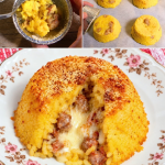 tortini di riso con salsiccia, tortini di riso, risotto allo zafferano, ricetta tortini di riso, antipasti sfiziosi, riso carnaroli, brodo vegetale, fontina, scalogno, zafferano, vino bianco, salsiccia di maiale, semi di finocchietto, olio extravergine d'oliva, burro, grana grattugiato, ricetta facile e veloce, pranzo di festa, cena speciale, buffet, antipasti per buffet, cucina italiana autentica, ricette della nonna, piatti al forno, tortini filanti, ricette con riso, cucina casalinga, ricette con salsiccia, tortini vegetariani, tortini con funghi, monoporzioni