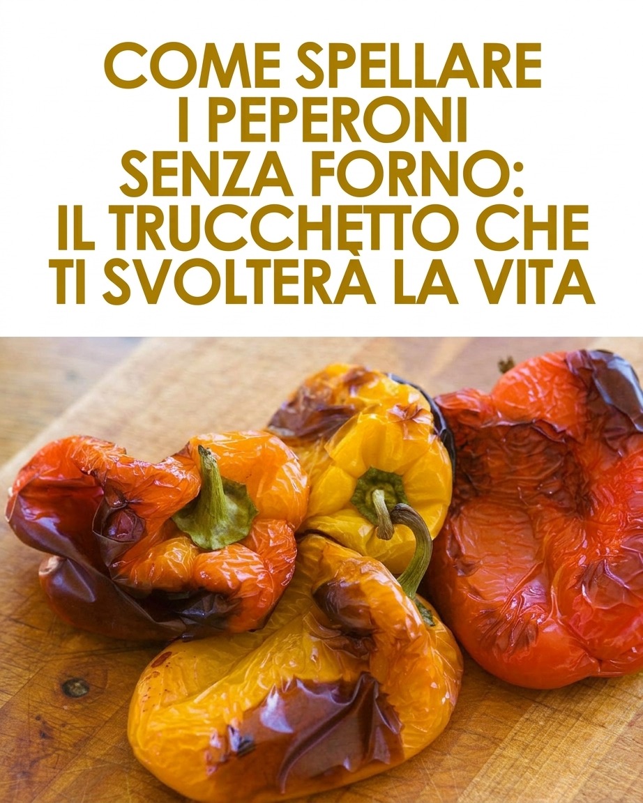 come spellare i peperoni, spellare peperoni senza forno, peperoni bolliti, peperoni in padella, peperoni al microonde, come togliere la pelle ai peperoni, peperoni spellati, ricetta peperoni, antipasti di peperoni, peperoni sott'olio, peperoni grigliati, peperoni arrostiti, cucina facile e veloce, rimedi della nonna, trucchi in cucina, consigli cucina, ricette con peperoni, cucina italiana autentica, preparazioni base cucina, peperoni ripieni, peperoni in padella con olive, peperoni al microonde con erbe, conservare peperoni spellati, congelare peperoni, peperoni maturi, cucina naturale, ricette estive, contorni di verdure, alimentazione sana, verdure di stagione